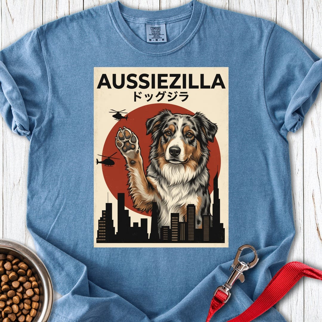 Aussiezilla Premium Tee Blue Jean