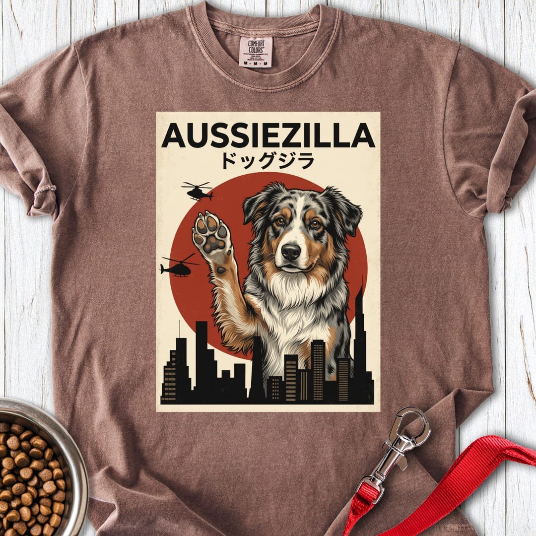 Aussiezilla Premium Tee Espresso