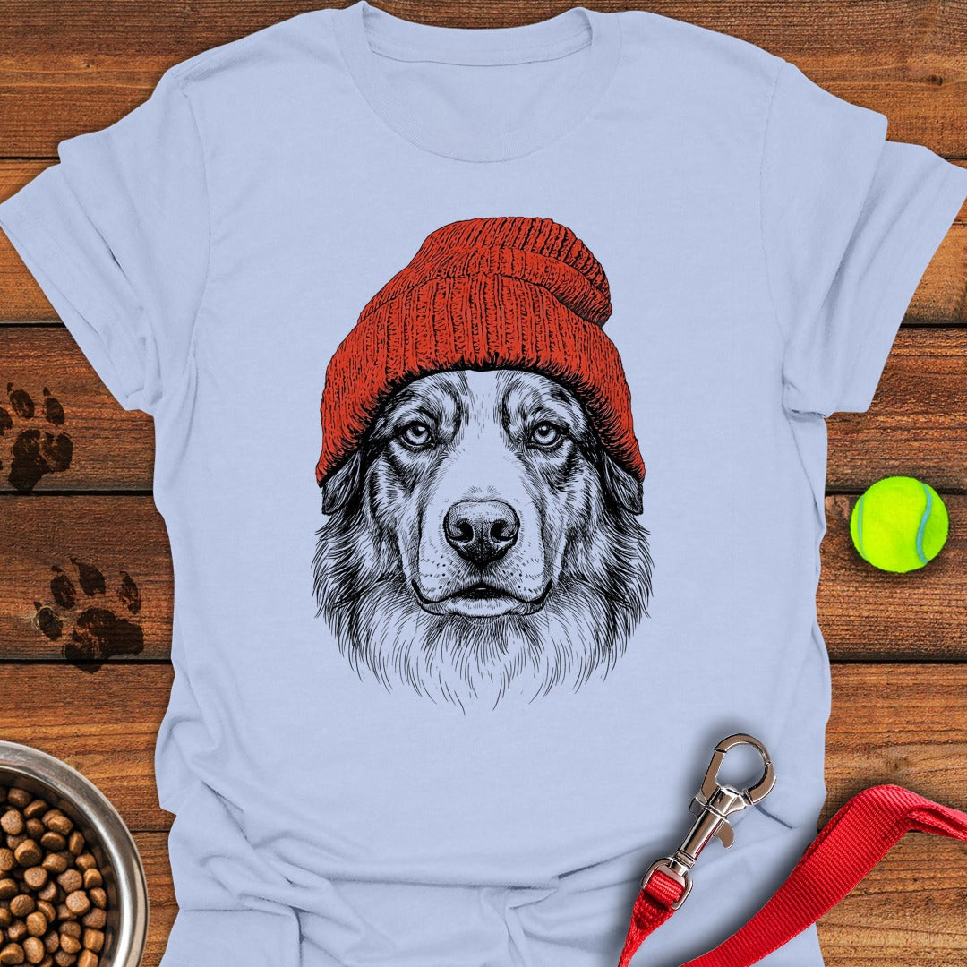 Australian Shepherd Beanie Light Blue
