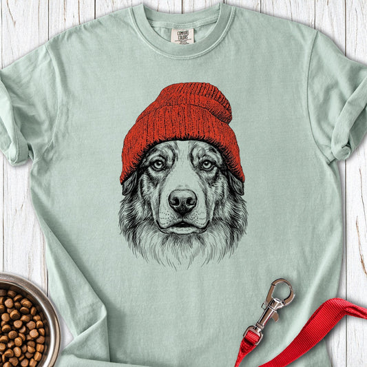 Australian Shepherd Beanie Premium Tee Bay