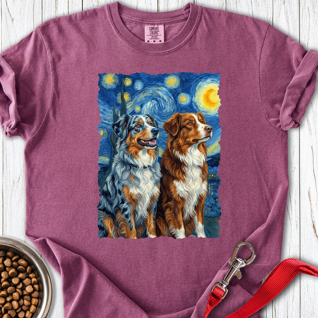 Australian Shepherds Van Gogh Berry