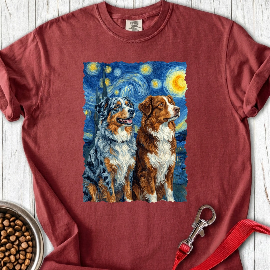 Australian Shepherds Van Gogh Brick
