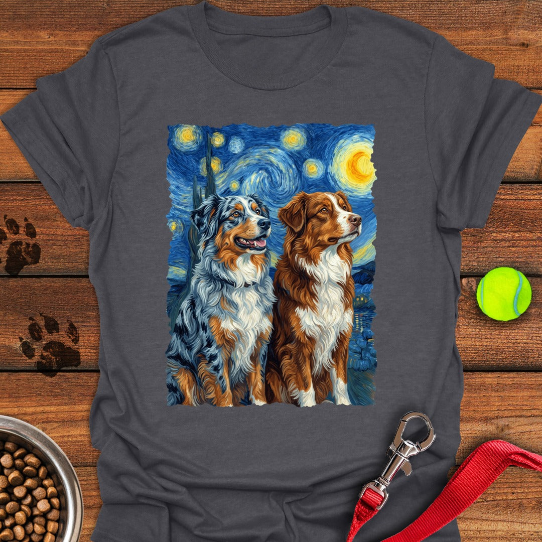 Australian Shepherds Van Gogh Dark Heather
