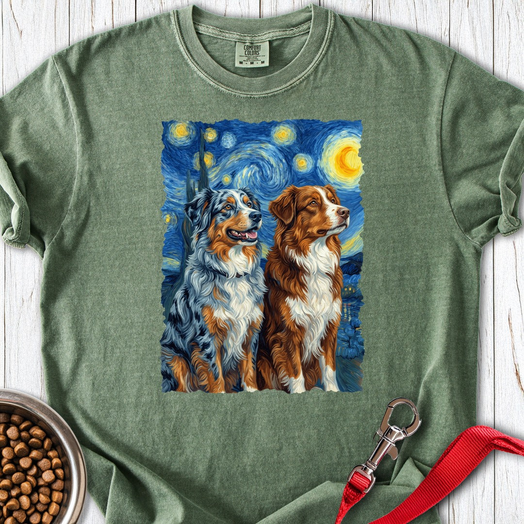 Australian Shepherds Van Gogh Moss