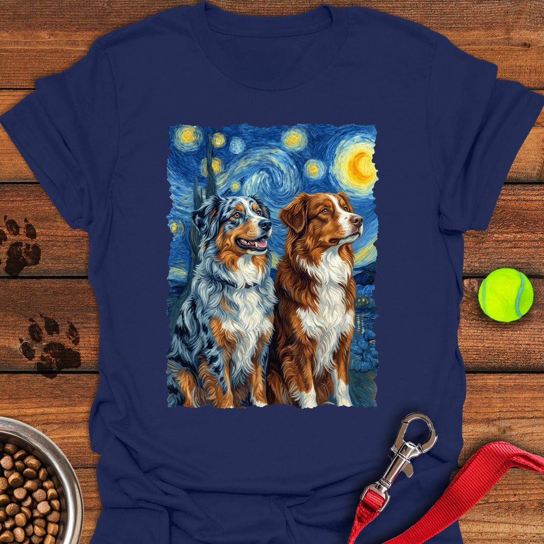 Australian Shepherds Van Gogh Navy