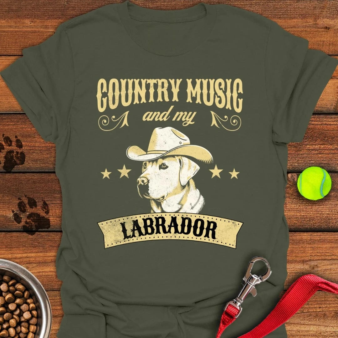Country Music & my Labrador T-Shirt