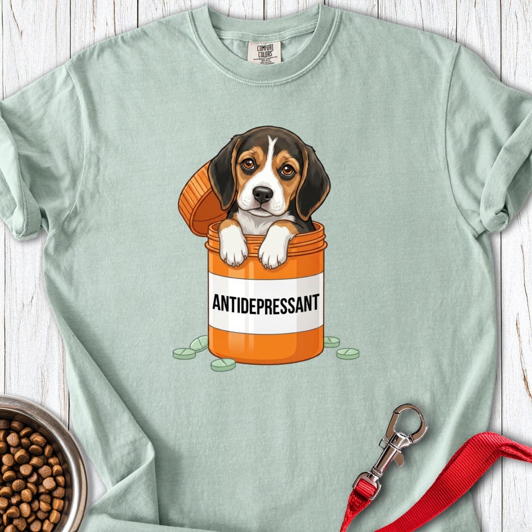 Beagle Antidepressant Premium Tee Bay