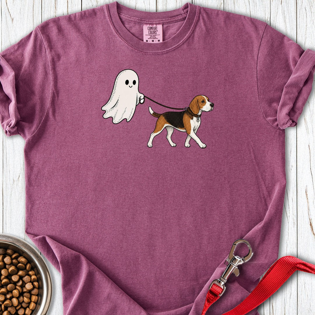 Beagle Ghost Halloween Premium Tee Berry