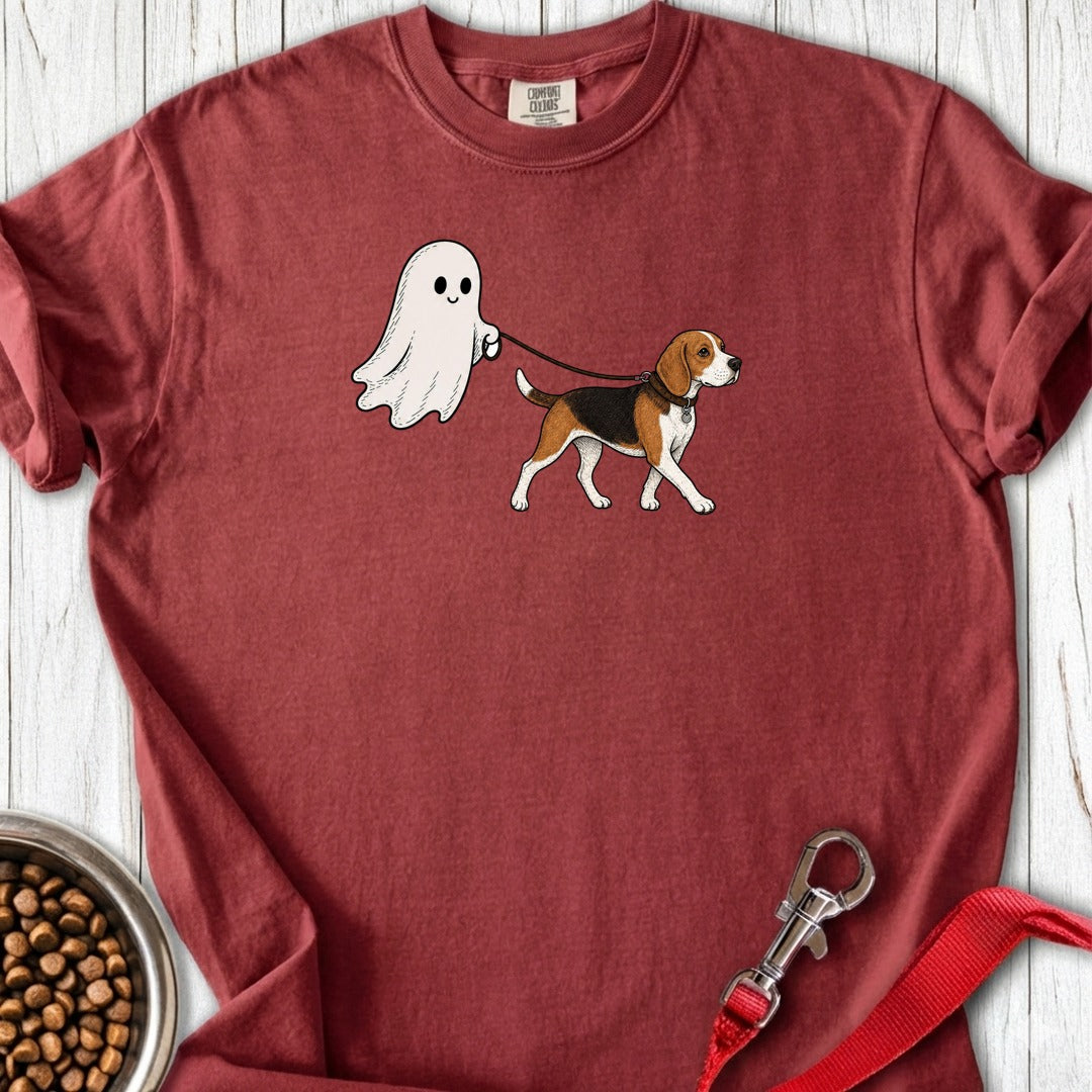 Beagle Ghost Halloween Premium Tee Brick