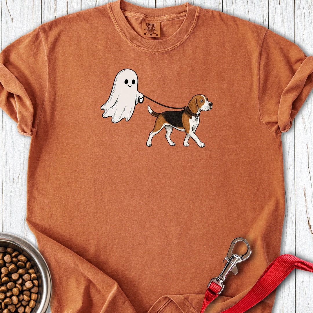 Beagle Ghost Halloween Premium Tee Yam