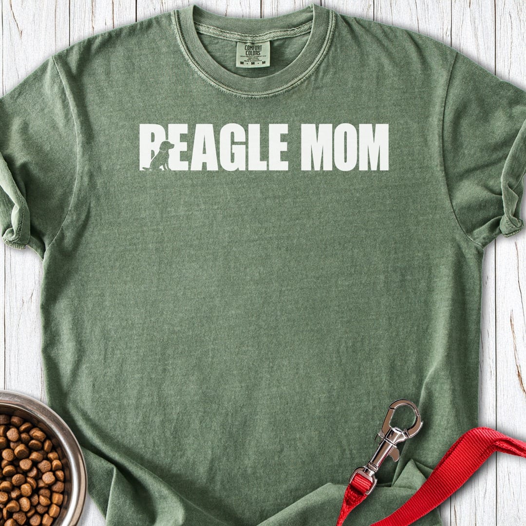 Beagle Mom Premium Tee Moss