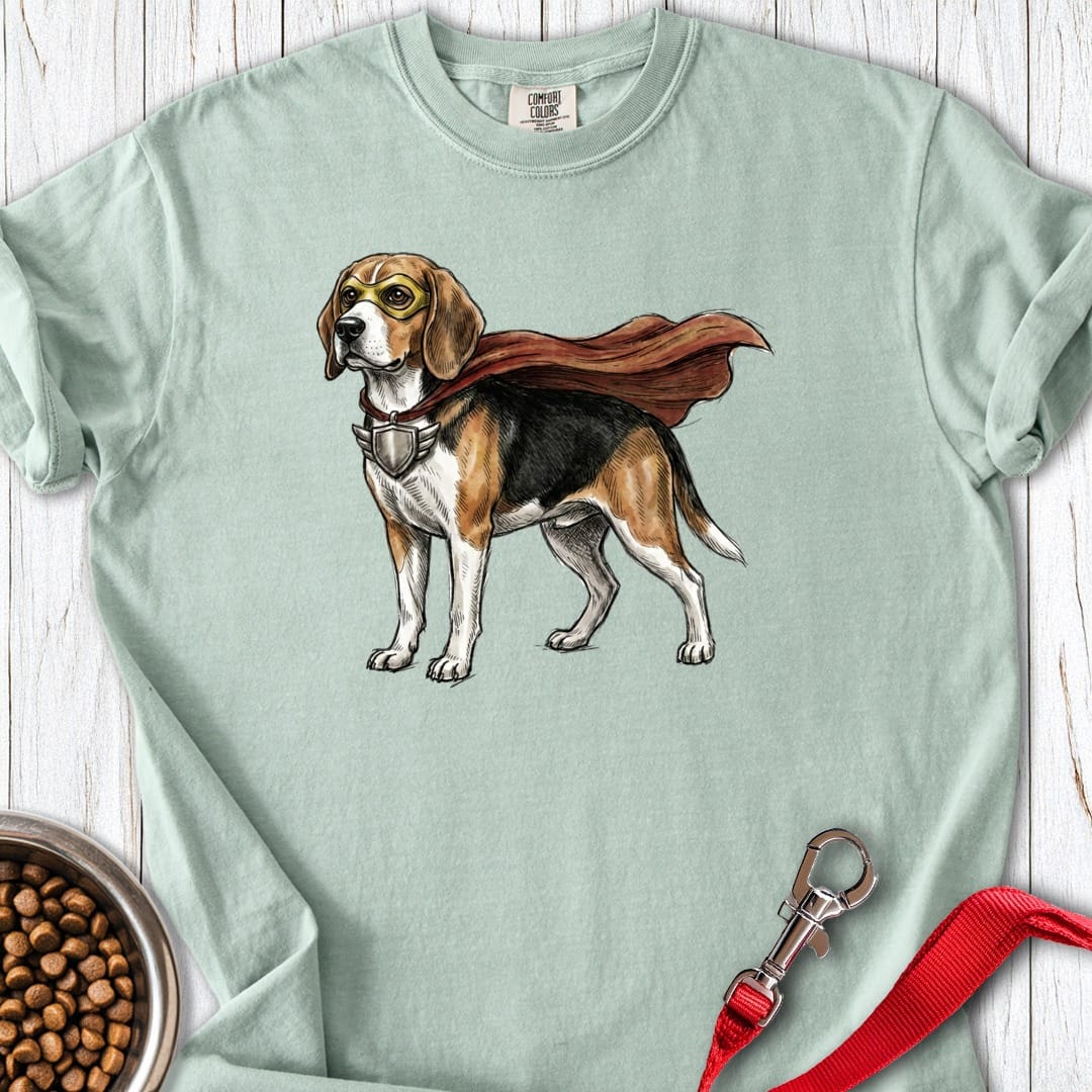 Beagle Superhero Premium Tee Bay