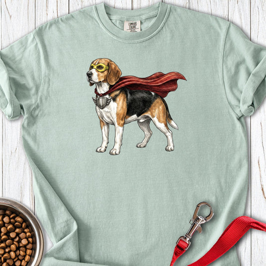 Beagle Superhero Premium Tee Bay