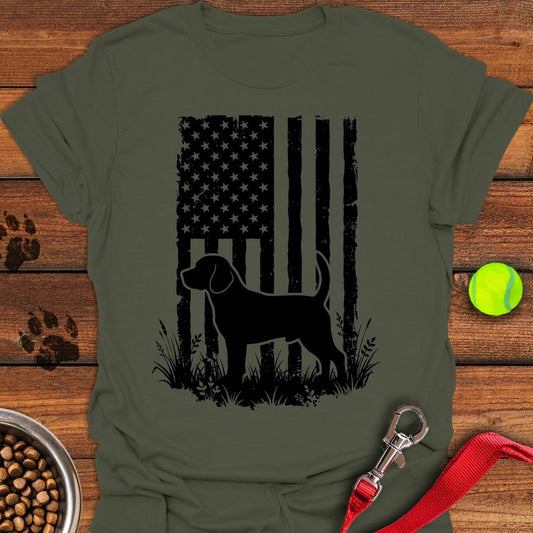 Beagle USA Flag Military Green