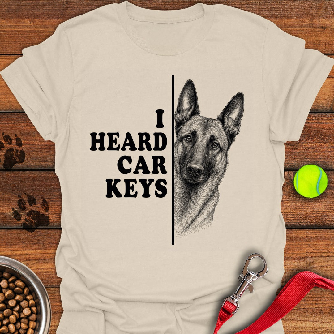 Belgian Malinois Car Keys Natural