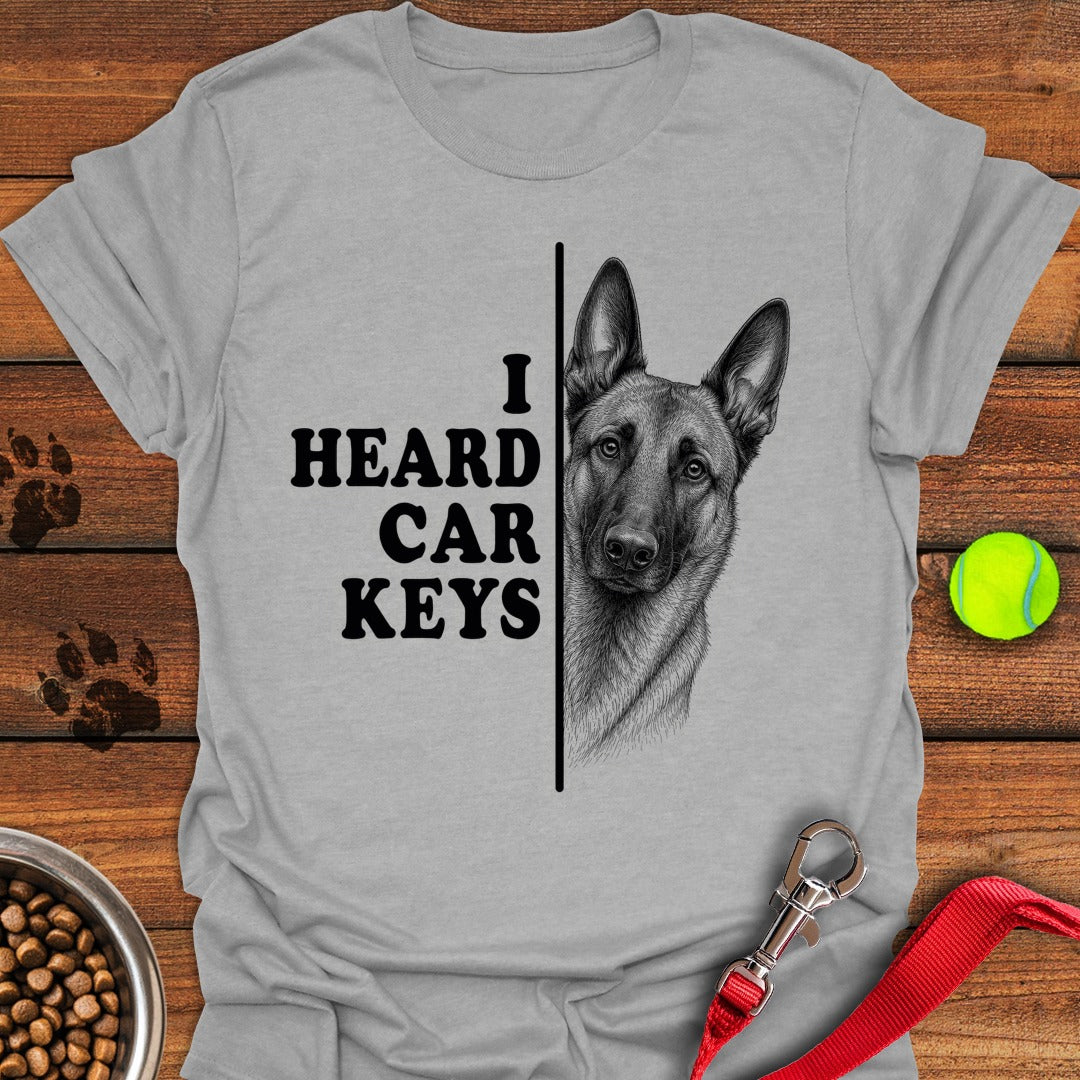 Belgian Malinois Car Keys Sport Grey