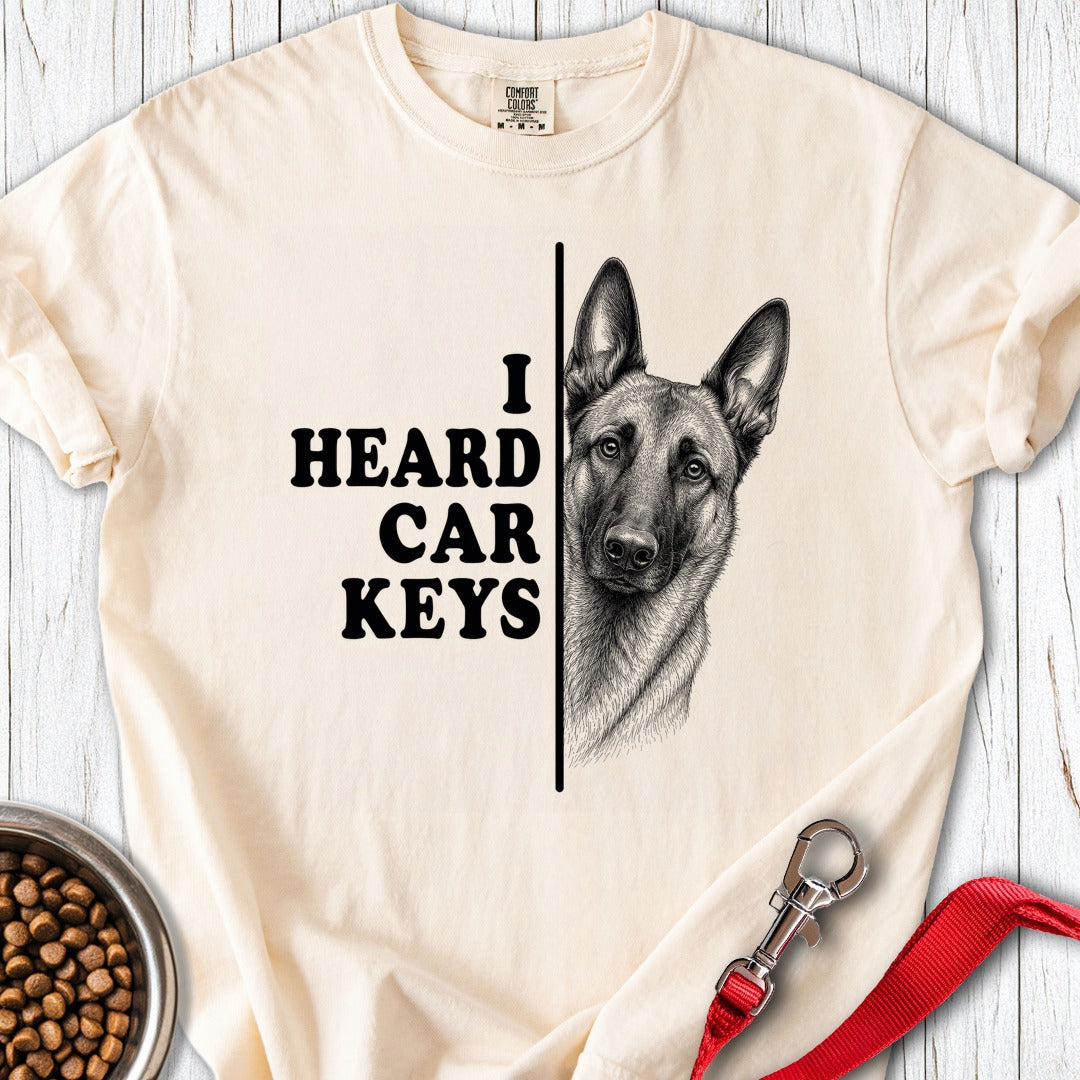 Belgian Malinois Car Keys Premium Tee Ivory