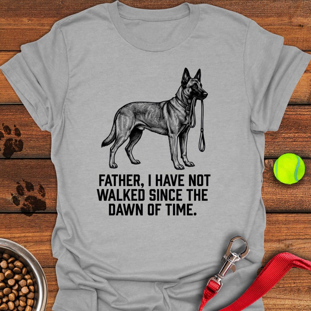 Belgian Malinois Father Walking Sport Grey