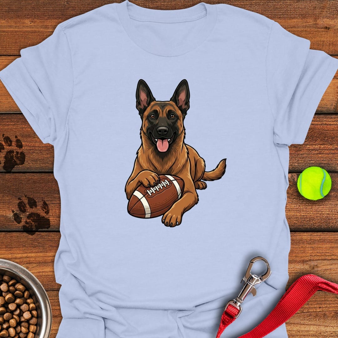 Belgian Malinois Football Light Blue