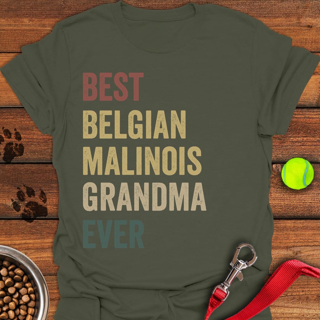 Belgian Malinois Grandma Military Green