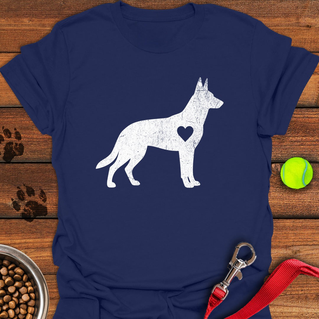Belgian Malinois Love Navy