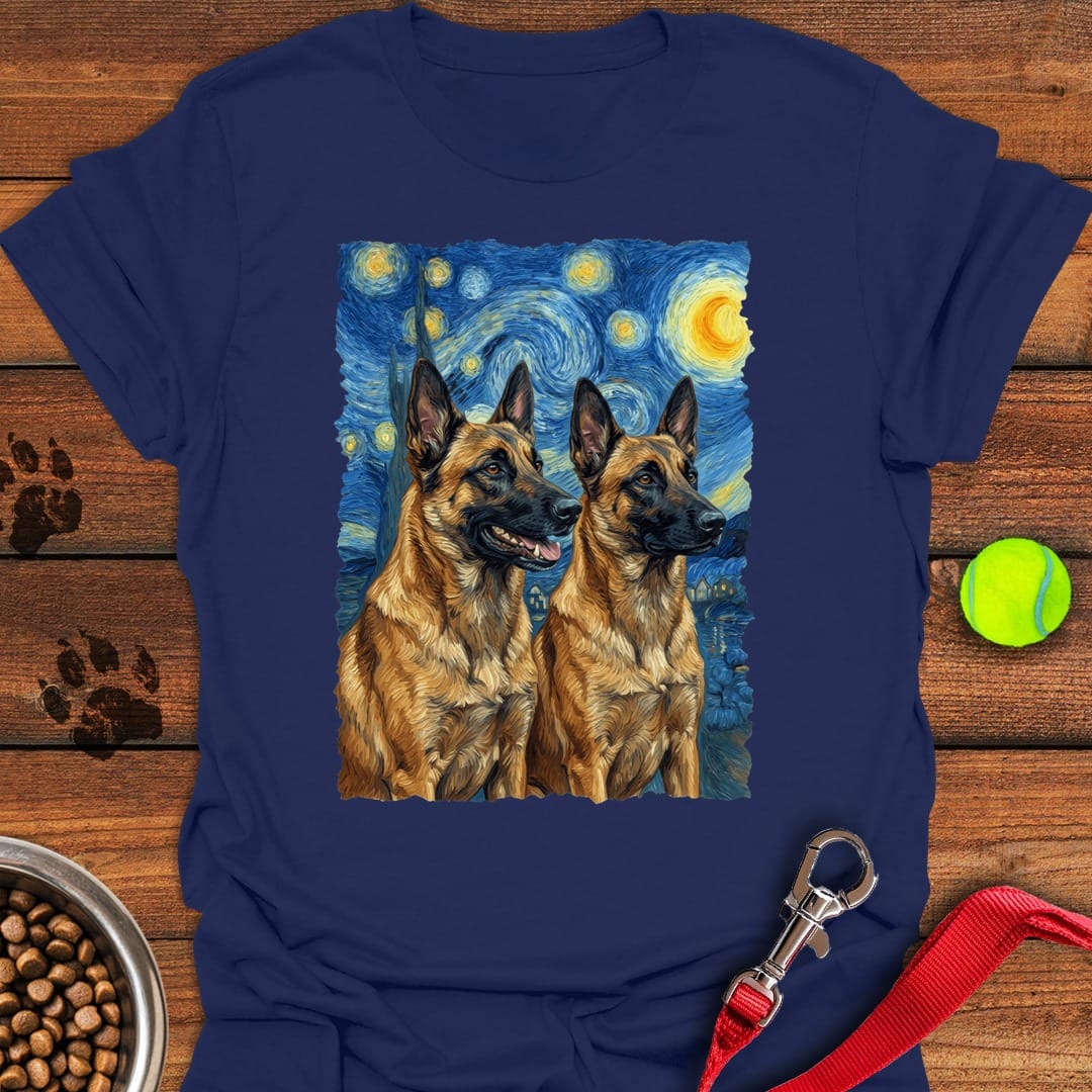 Belgian Malinois Van Gogh Navy