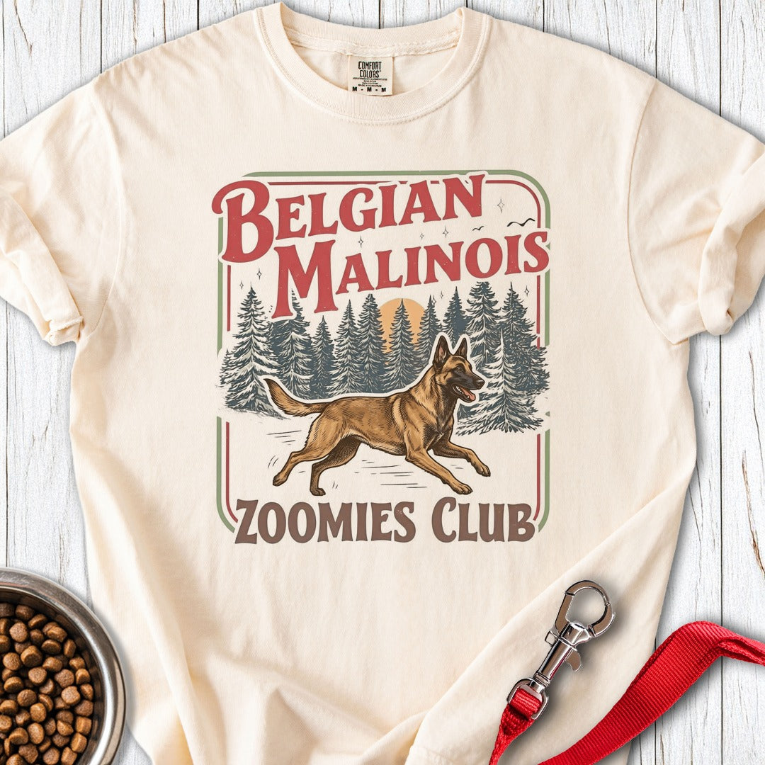 Belgian Malinois Zoomies Club Premium Tee Ivory