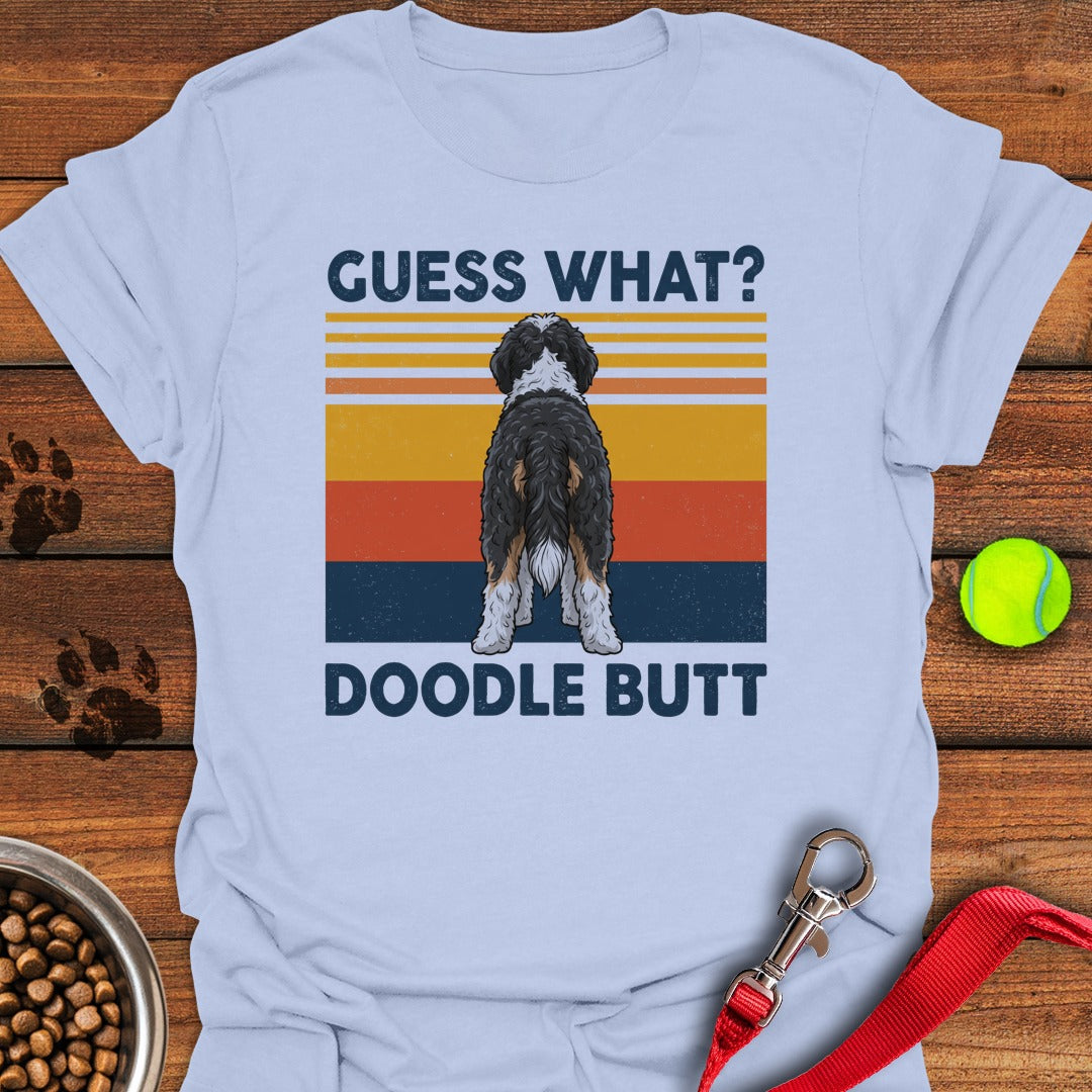 Bernedoodle Butt Light Blue