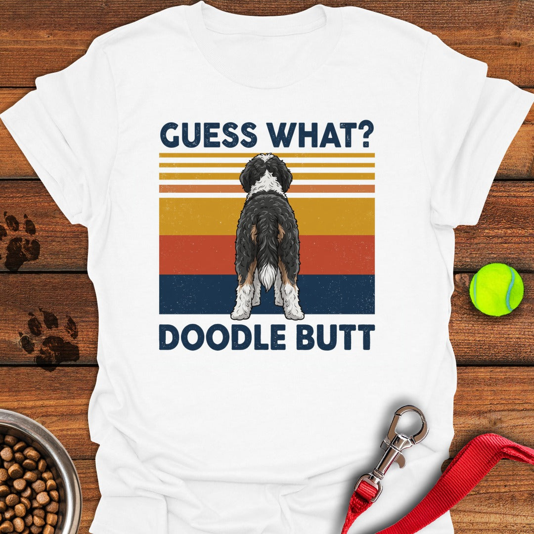Bernedoodle Butt White