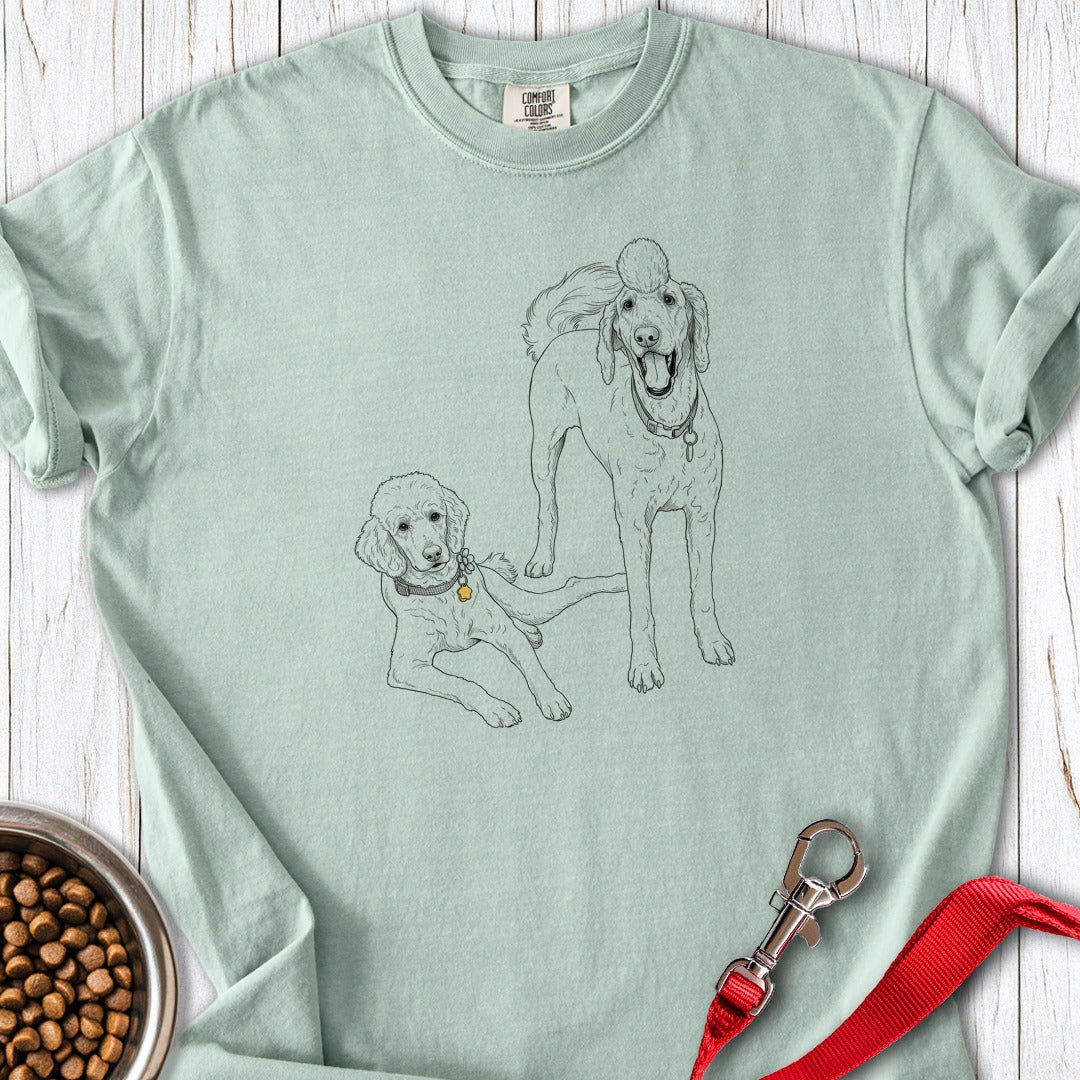 Bernadoodle and Golden Doodle Premium Tee Bay