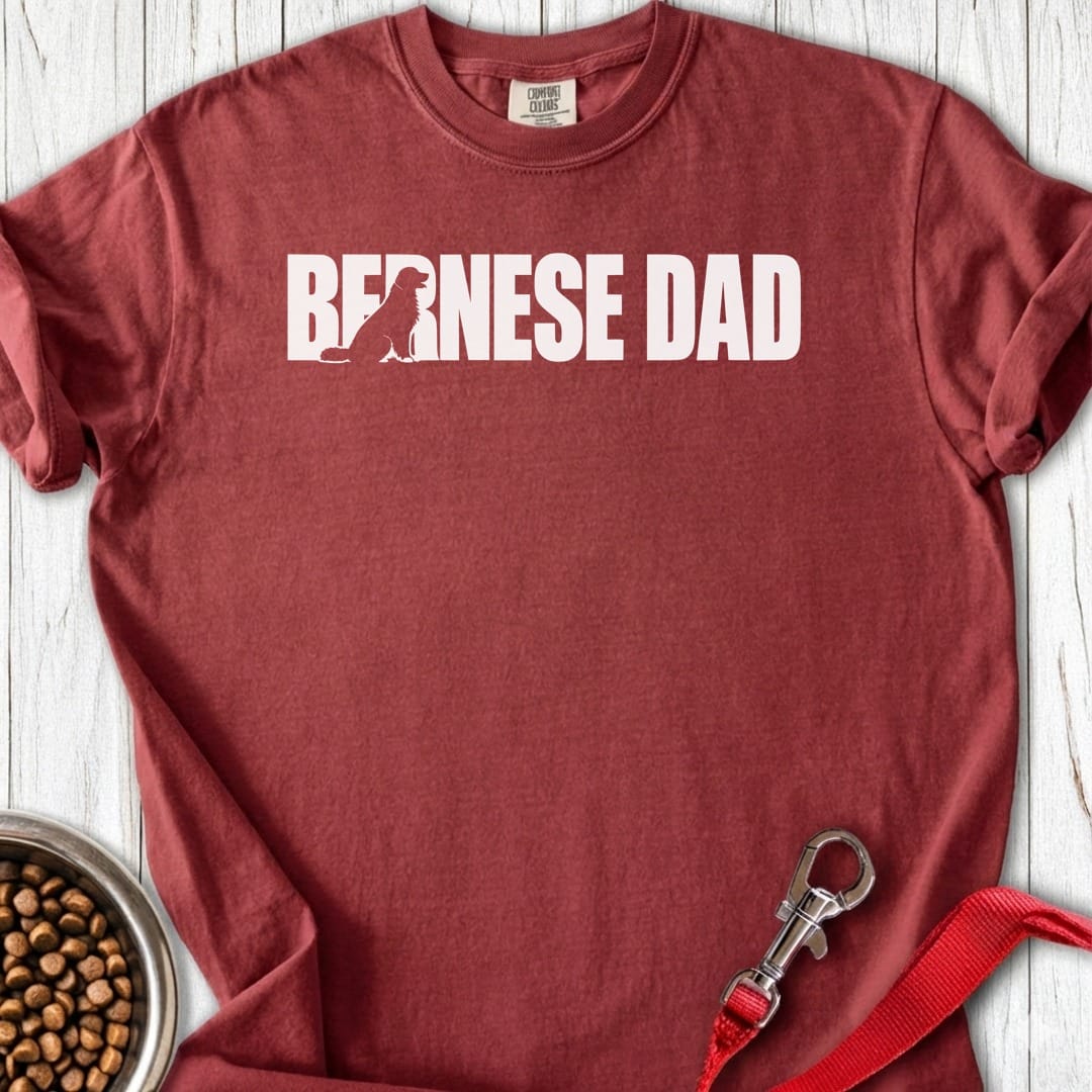 Bernese Dad Premium Tee Brick