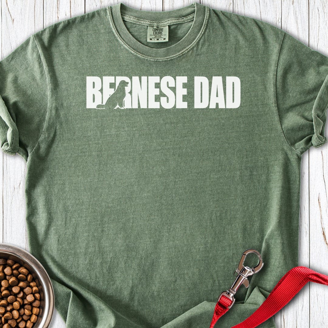 Bernese Dad Premium Tee Moss