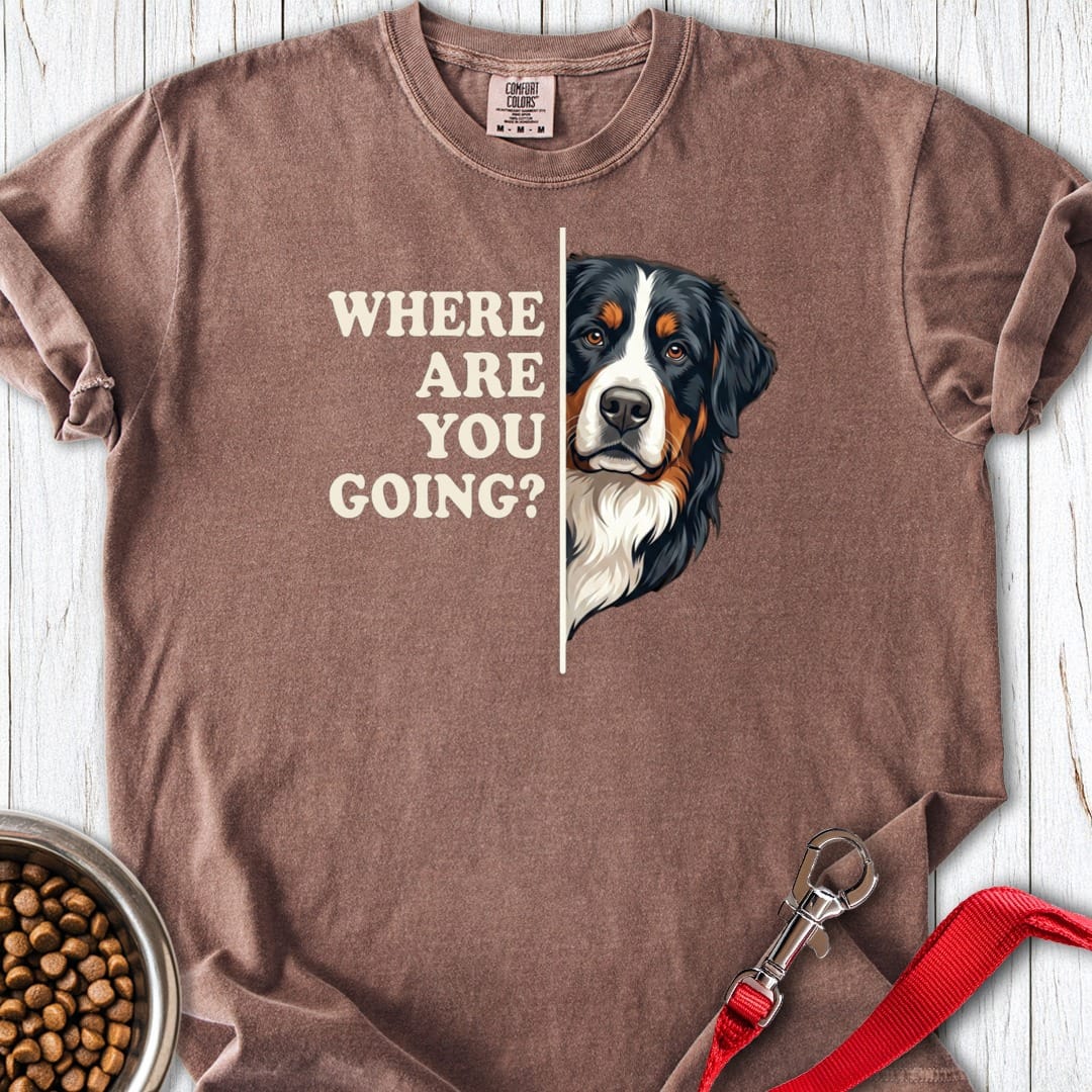 Bernese Mountain Dog Alert Premium Tee Espresso
