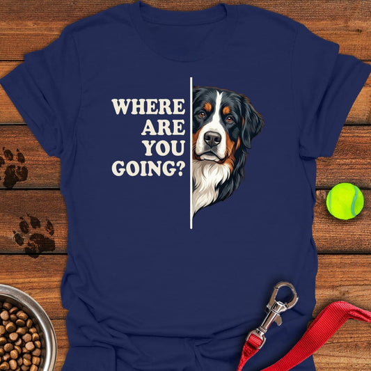 Bernese Mountain Dog Alert Navy