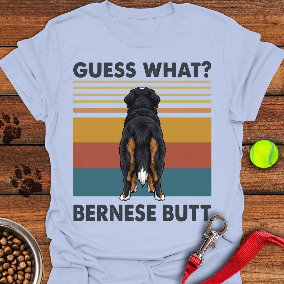 Bernese Mountain Dog Butt Light Blue