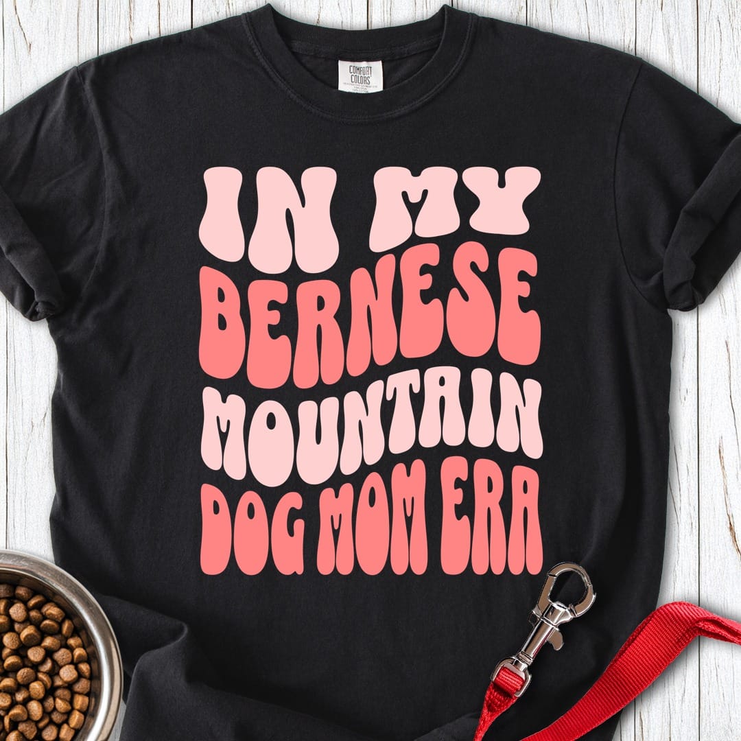 Bernese Mountain Dog Mom Premium Tee Black