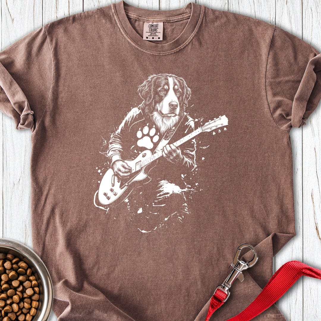 Bernese Mountain Dog Rocker Premium Tee Espresso