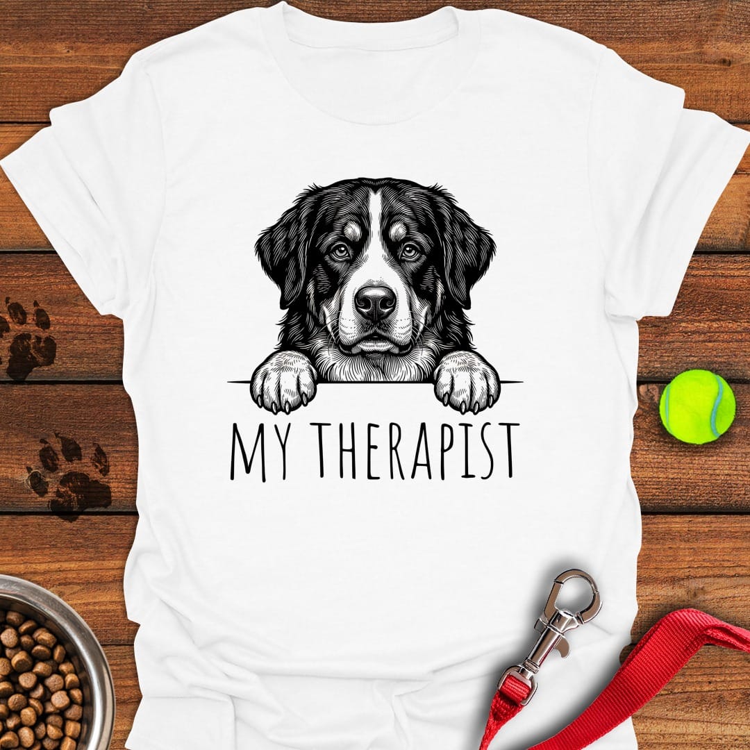 Bernese Mountain Dog Therapist White