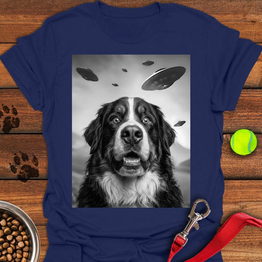Bernese Mountain Dog UFO Navy