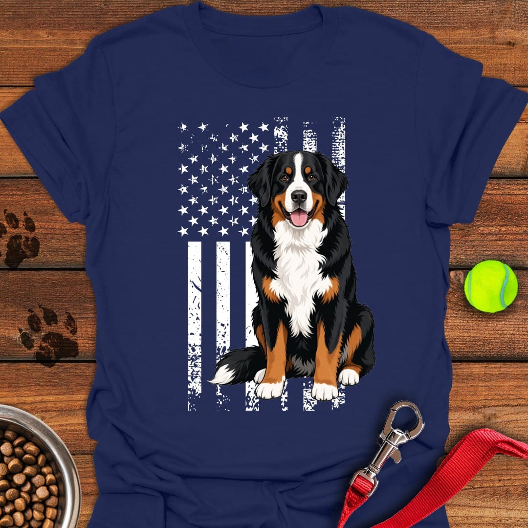Bernese Mountain Dog USA Navy