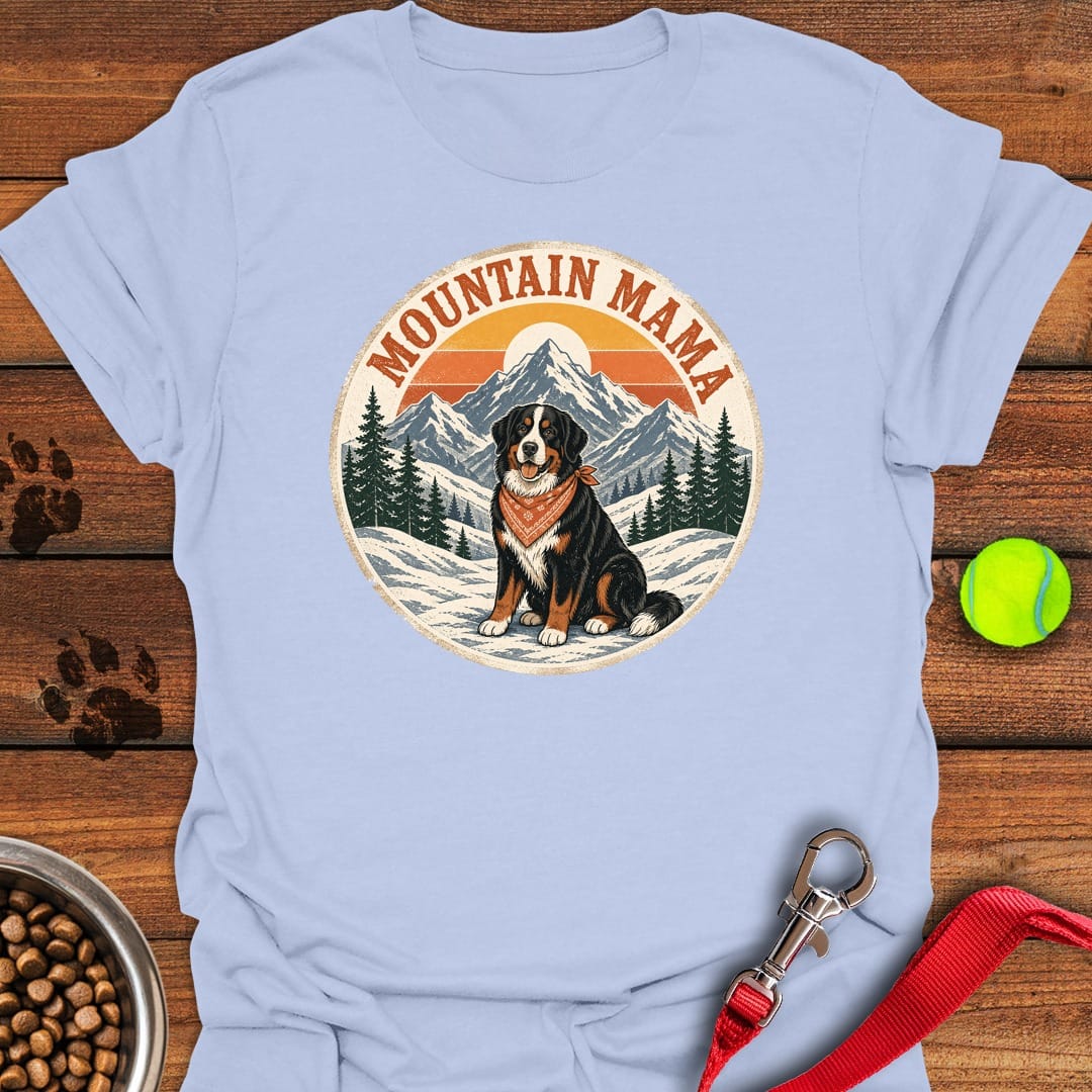 Bernese Mountain Mama Light Blue