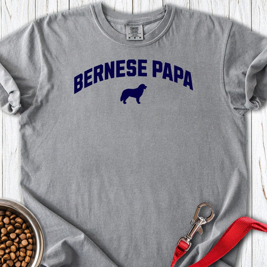 Bernese Papa Premium Tee Grey