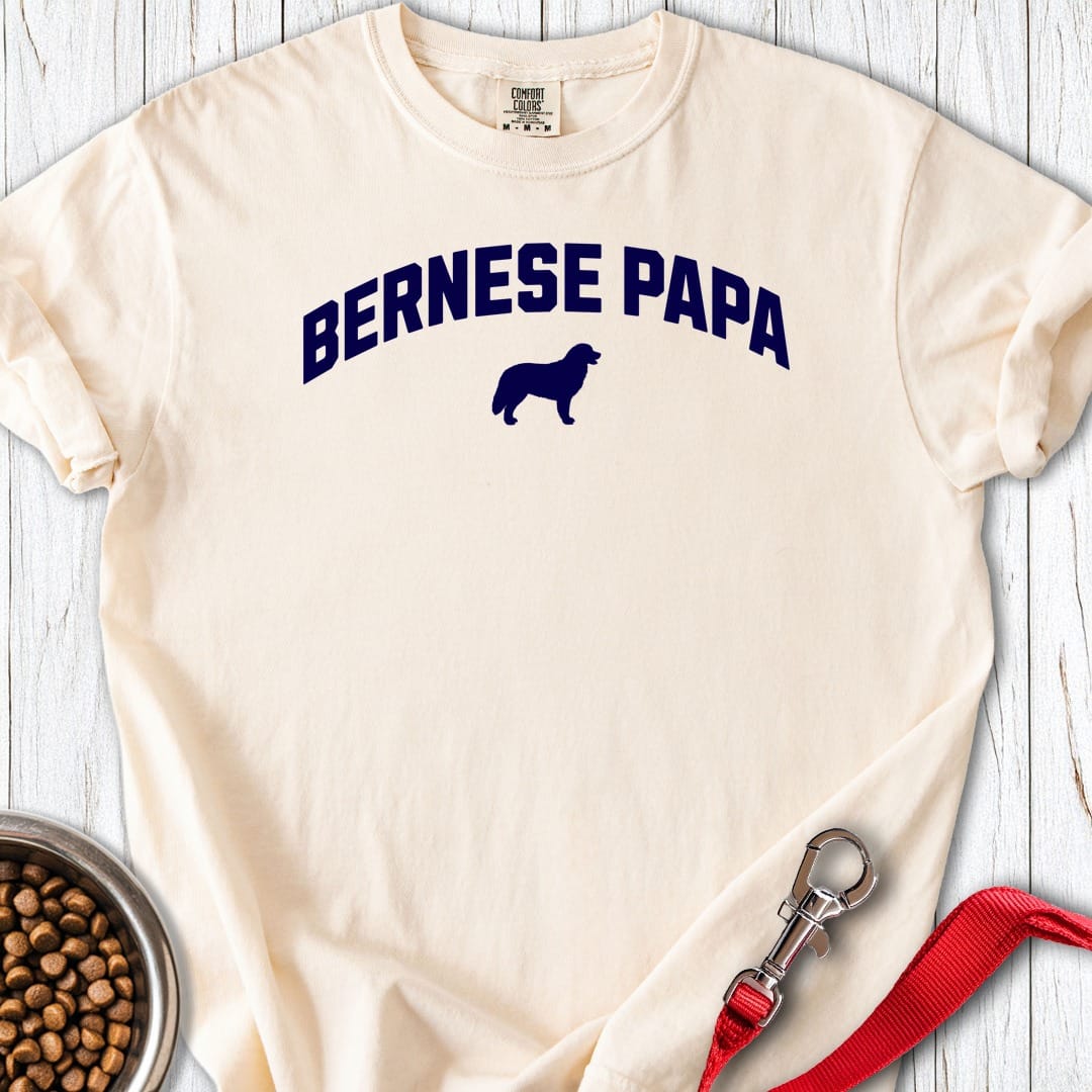 Bernese Papa Premium Tee Ivory