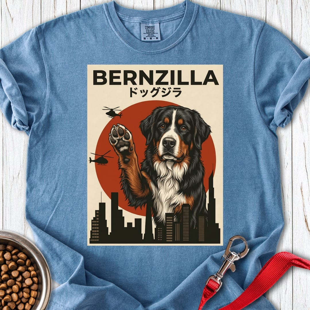 Bernzilla Premium Tee Blue Jean
