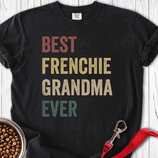 Best Frenchie Grandma Premium Tee Black