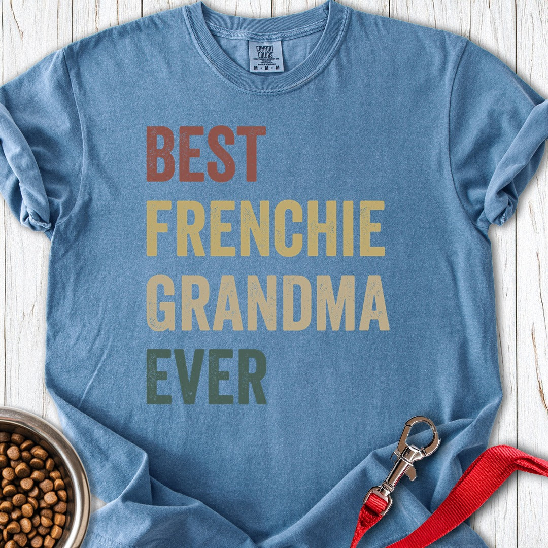 Best Frenchie Grandma Premium Tee Blue Jean