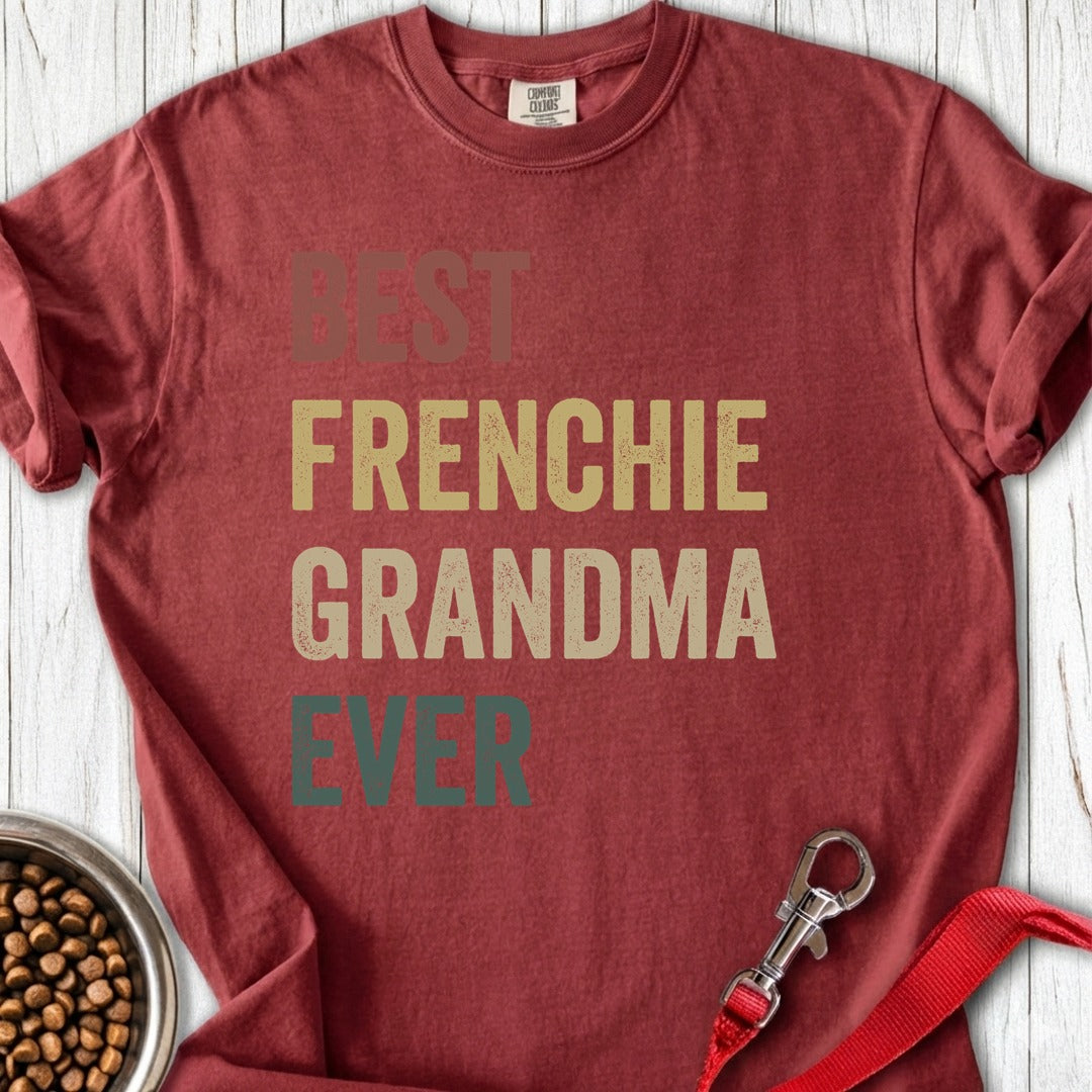 Best Frenchie Grandma Premium Tee Brick