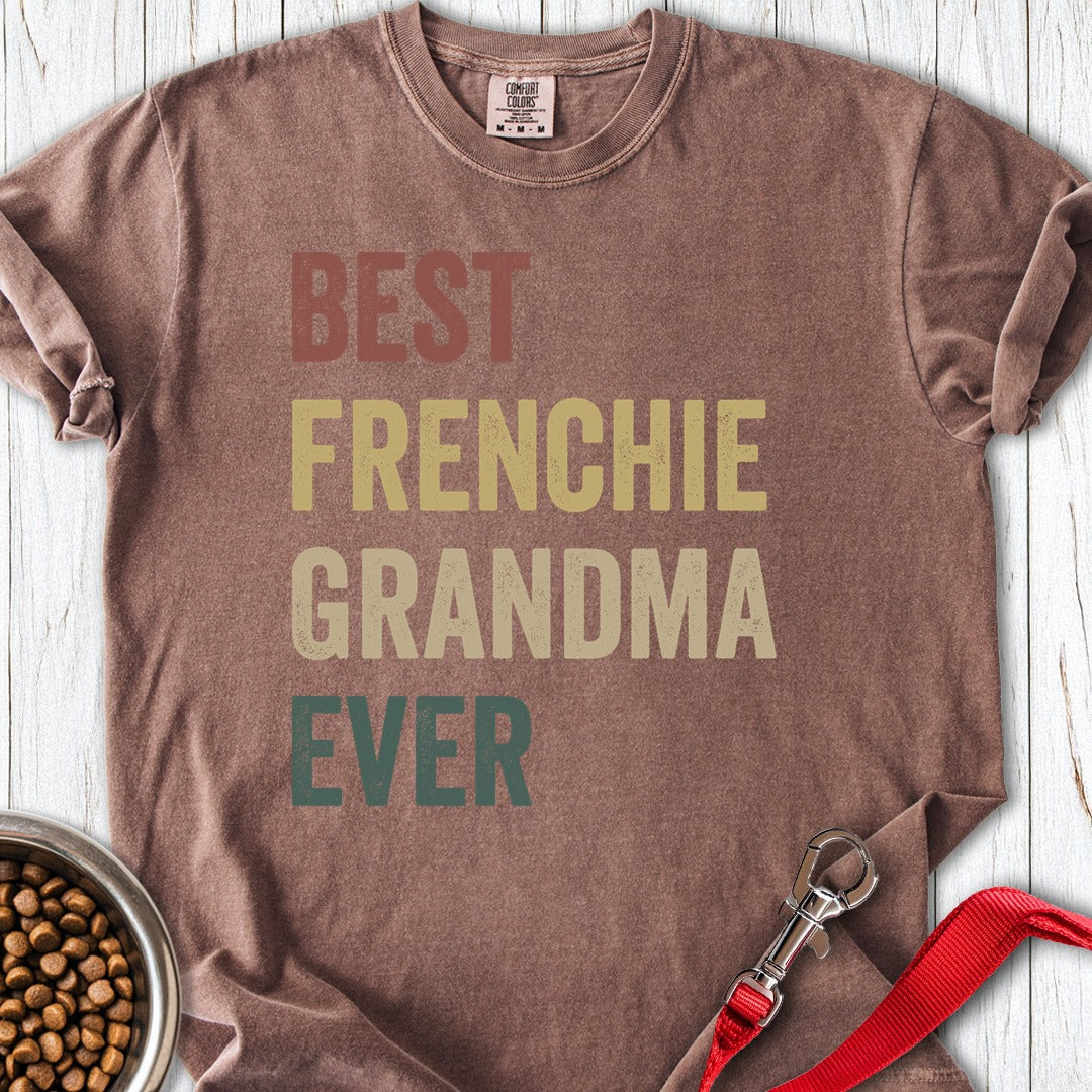 Best Frenchie Grandma Premium Tee Espresso