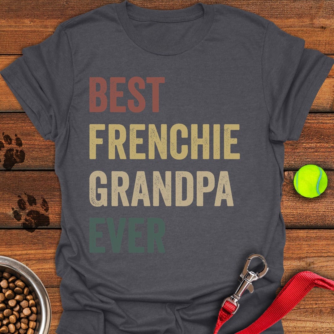 Best Frenchie Grandpa Dark Heather