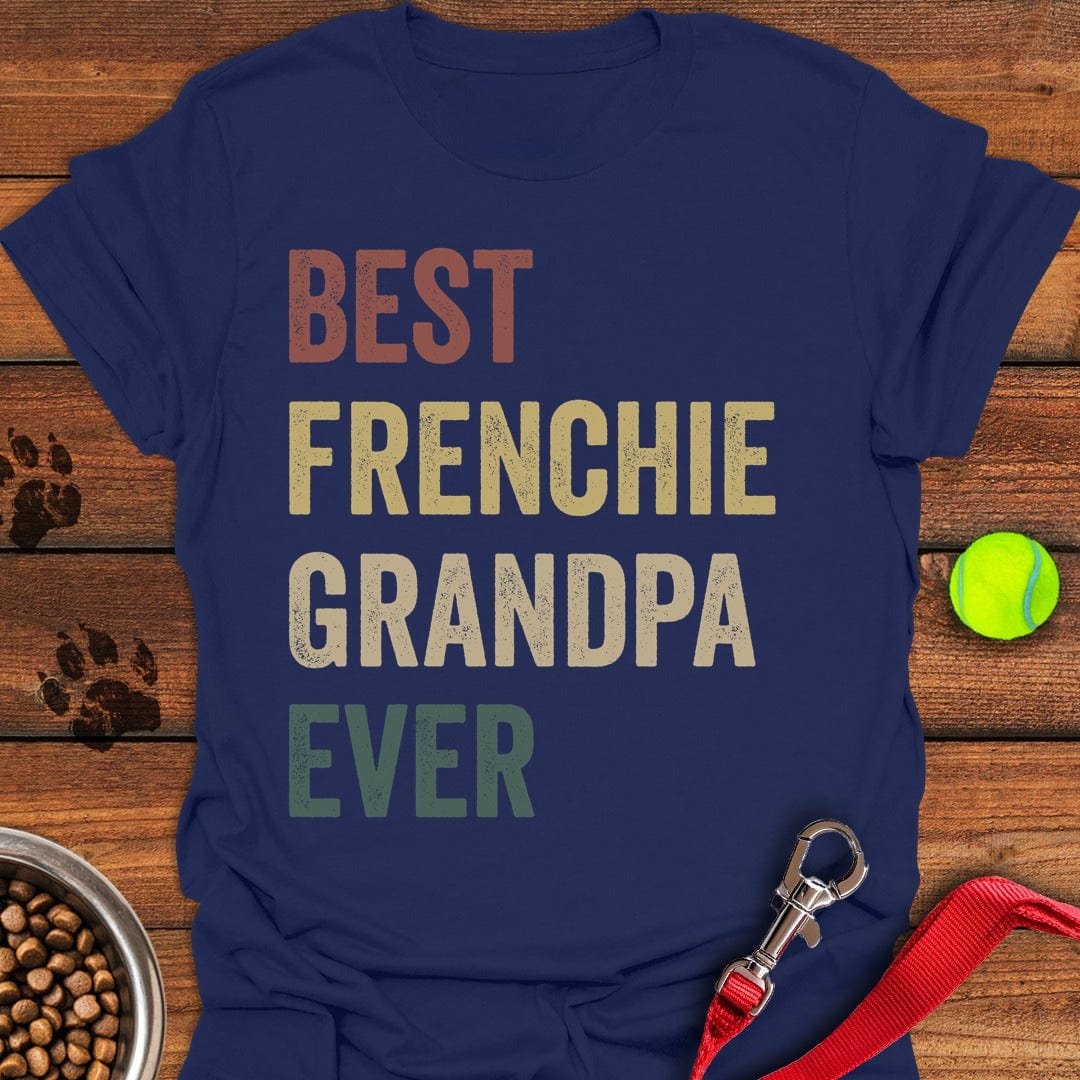 Best Frenchie Grandpa Navy
